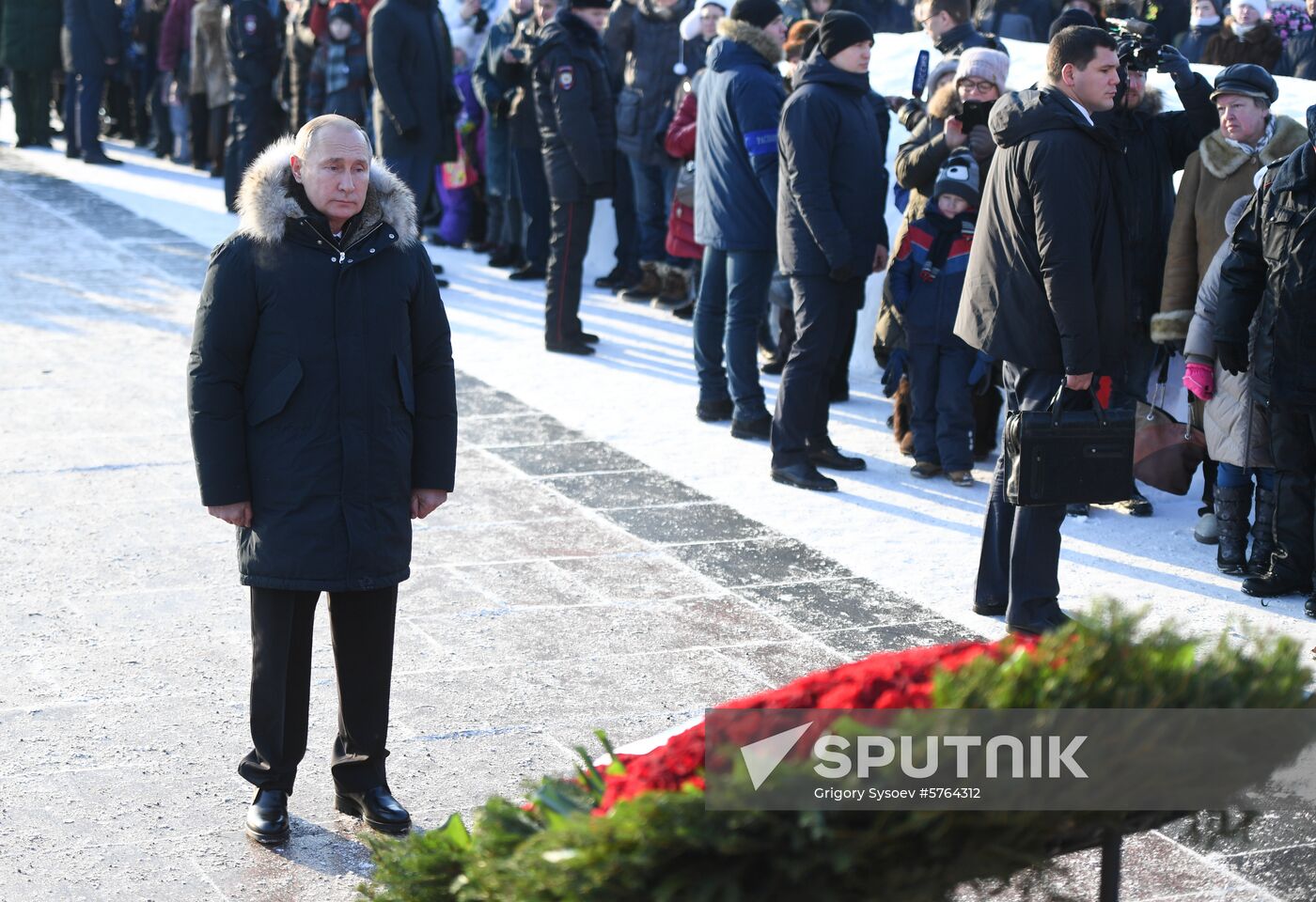 Russia End of Leningrad Siege Anniversary