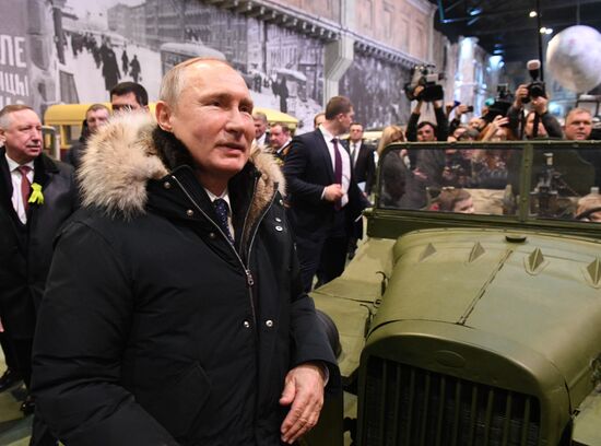 Russia End of Leningrad Siege Anniversary