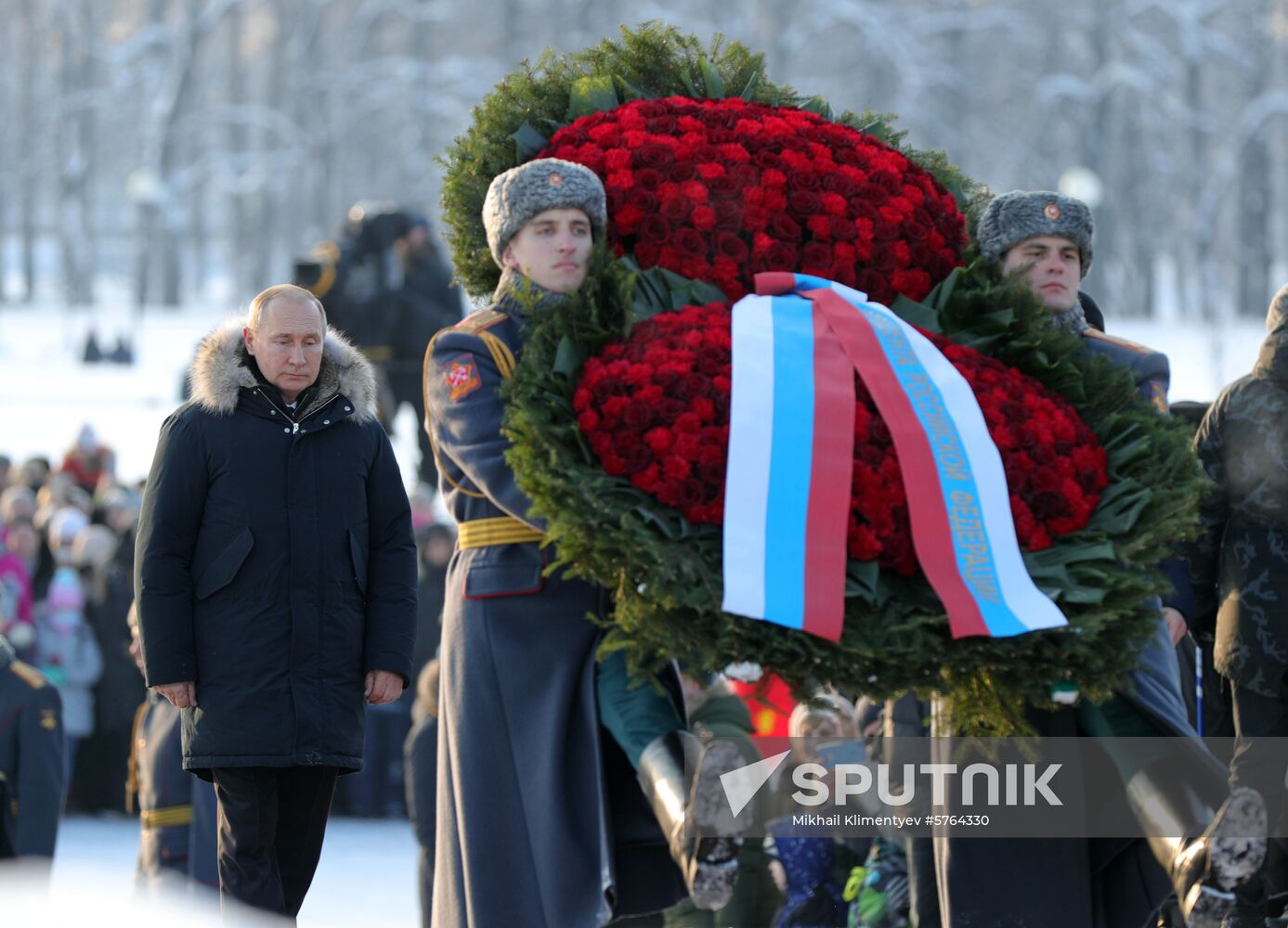 President Putin attends events marking 75th anniversary of breaking Nazi siege of Leningrad