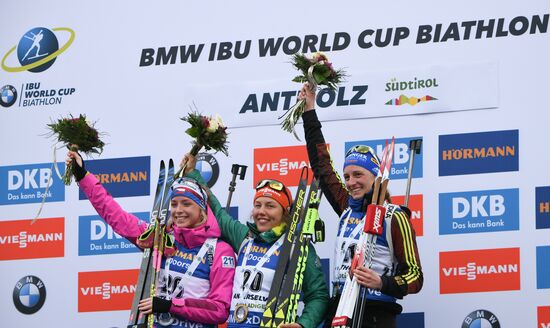 Italy Biathlon World Cup Mass Start Women