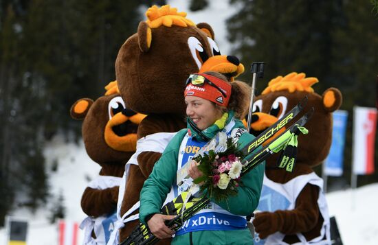 Italy Biathlon World Cup Mass Start Women