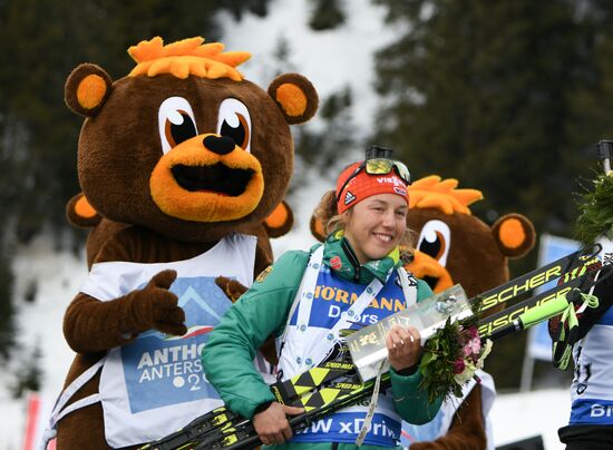Italy Biathlon World Cup Mass Start Women