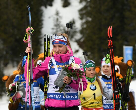 Italy Biathlon World Cup Mass Start Women