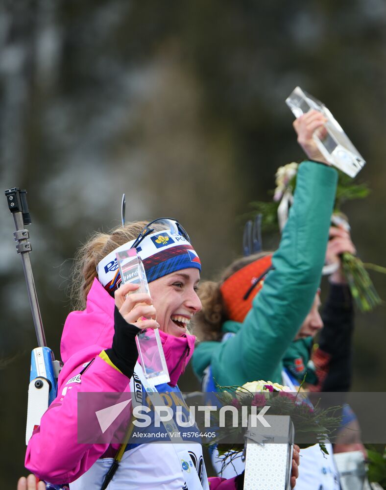 Italy Biathlon World Cup Mass Start Women