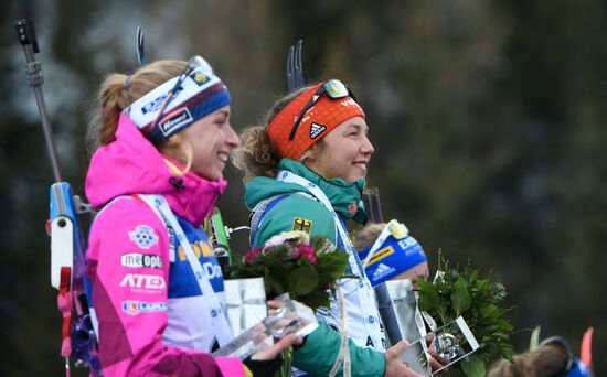 Italy Biathlon World Cup Mass Start Women