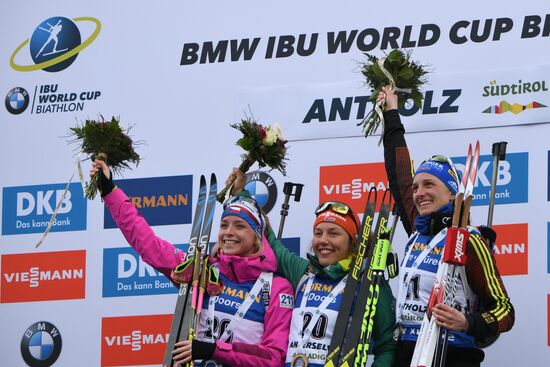 Italy Biathlon World Cup Mass Start Women