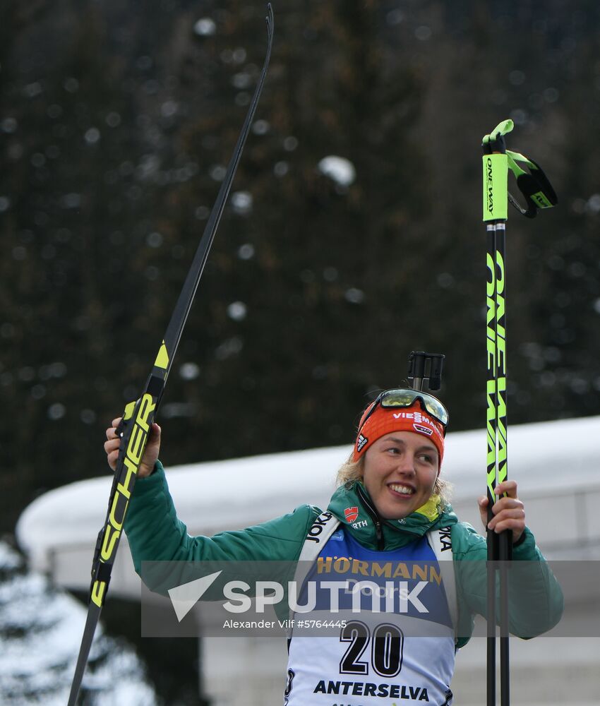 Italy Biathlon World Cup Mass Start Women