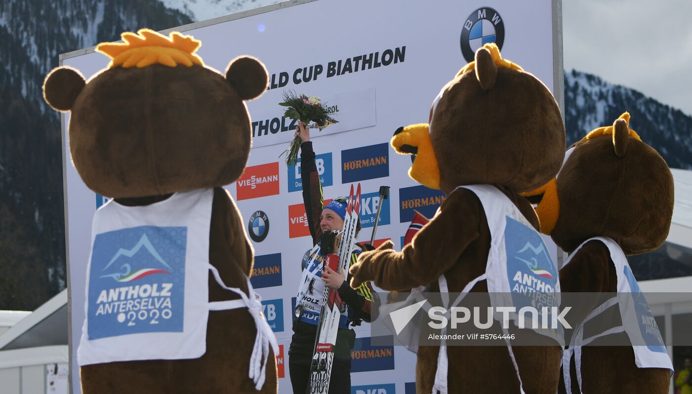 Italy Biathlon World Cup Mass Start Women