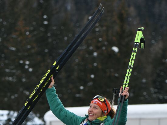 Italy Biathlon World Cup Mass Start Women