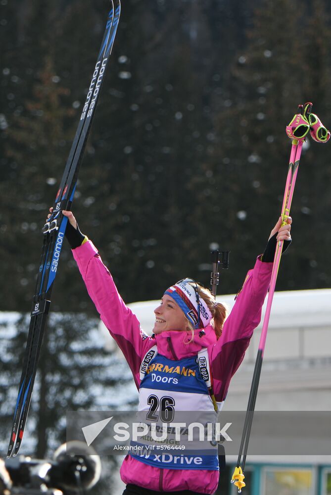 Italy Biathlon World Cup Mass Start Women
