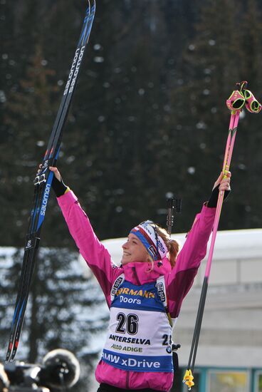 Italy Biathlon World Cup Mass Start Women