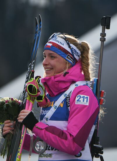 Italy Biathlon World Cup Mass Start Women