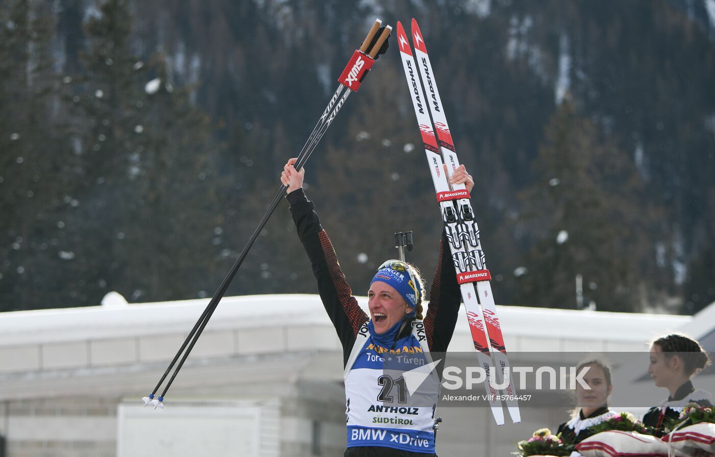 Italy Biathlon World Cup Mass Start Women