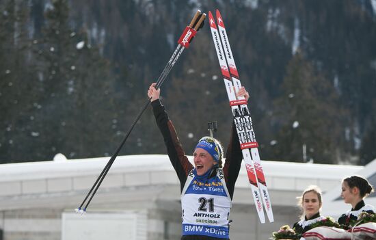 Italy Biathlon World Cup Mass Start Women