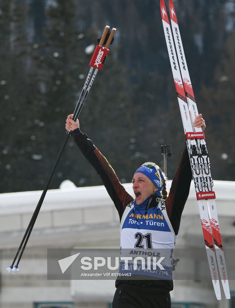 Italy Biathlon World Cup Mass Start Women