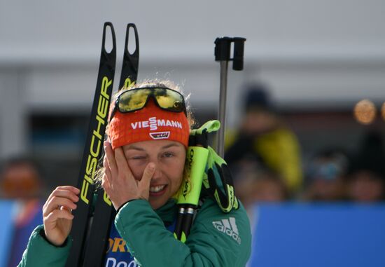 Italy Biathlon World Cup Mass Start Women