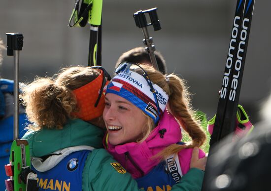 Italy Biathlon World Cup Mass Start Women