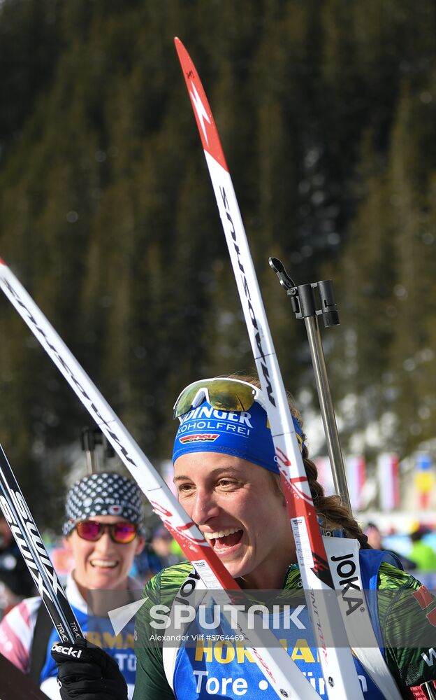 Italy Biathlon World Cup Mass Start Women