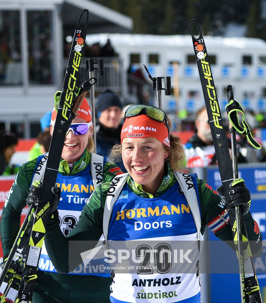 Italy Biathlon World Cup Mass Start Women