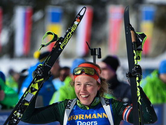 Italy Biathlon World Cup Mass Start Women