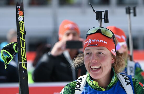 Italy Biathlon World Cup Mass Start Women