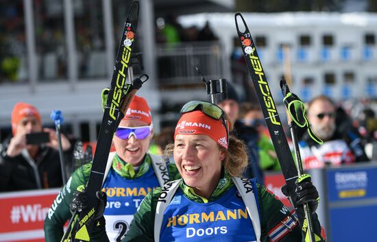 Italy Biathlon World Cup Mass Start Women