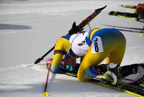 Italy Biathlon World Cup Mass Start Women