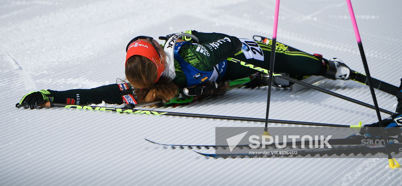 Italy Biathlon World Cup Mass Start Women