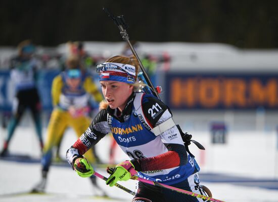 Italy Biathlon World Cup Mass Start Women