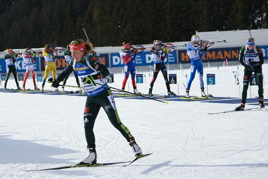 Italy Biathlon World Cup Mass Start Women