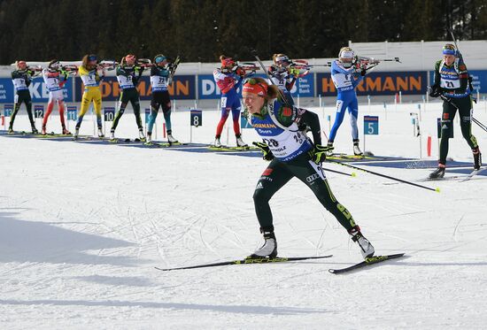 Italy Biathlon World Cup Mass Start Women