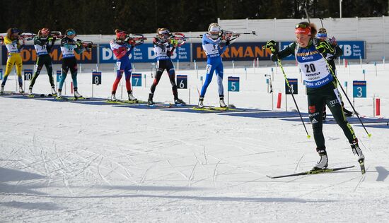 Italy Biathlon World Cup Mass Start Women