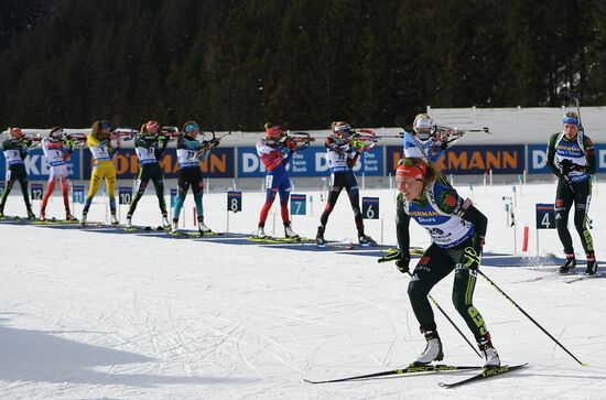Italy Biathlon World Cup Mass Start Women