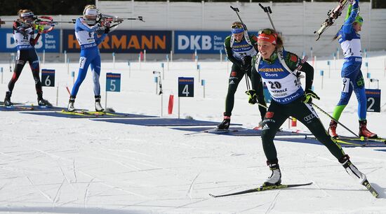 Italy Biathlon World Cup Mass Start Women