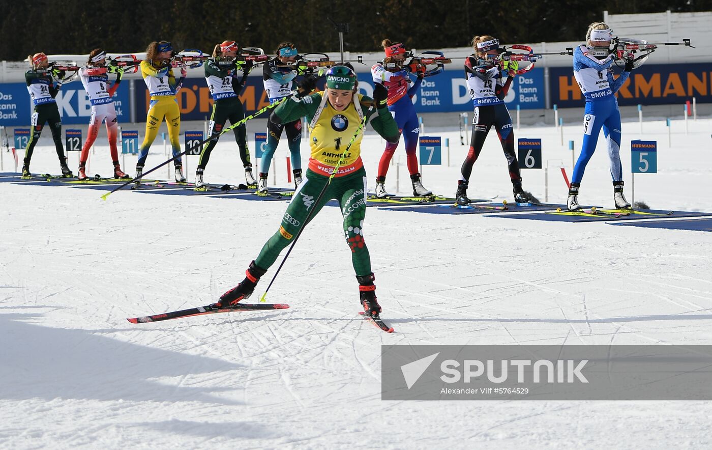 Italy Biathlon World Cup Mass Start Women