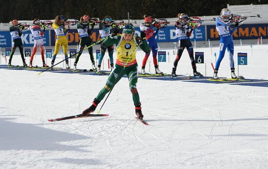 Italy Biathlon World Cup Mass Start Women