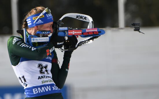 Italy Biathlon World Cup Mass Start Women