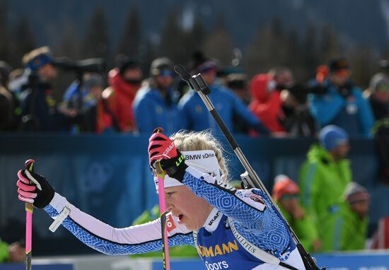 Italy Biathlon World Cup Mass Start Women