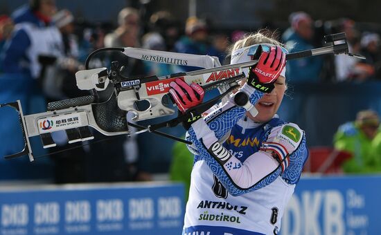 Italy Biathlon World Cup Mass Start Women