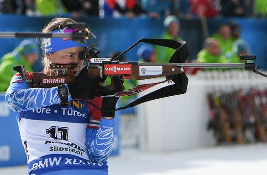 Italy Biathlon World Cup Mass Start Women
