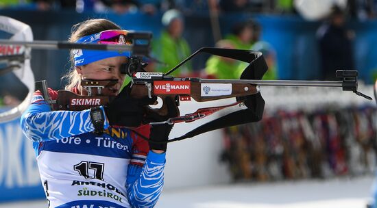 Italy Biathlon World Cup Mass Start Women