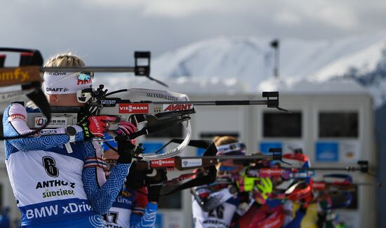 Italy Biathlon World Cup Mass Start Women