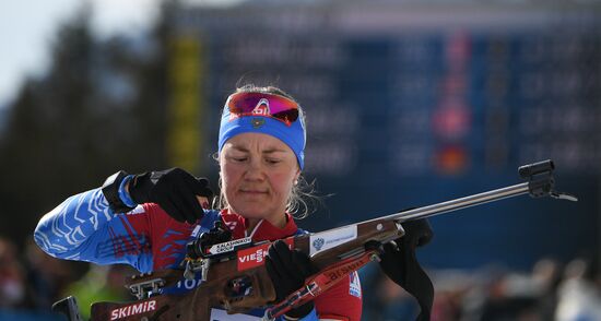 Italy Biathlon World Cup Mass Start Women