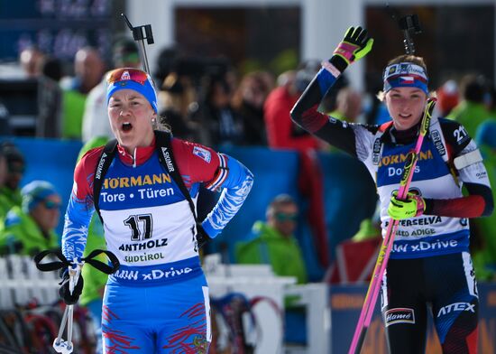 Italy Biathlon World Cup Mass Start Women
