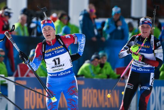 Italy Biathlon World Cup Mass Start Women