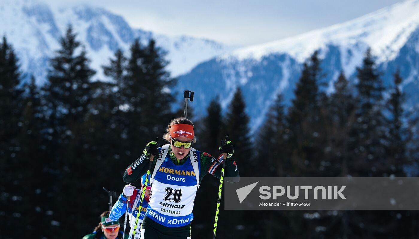 Italy Biathlon World Cup Mass Start Women