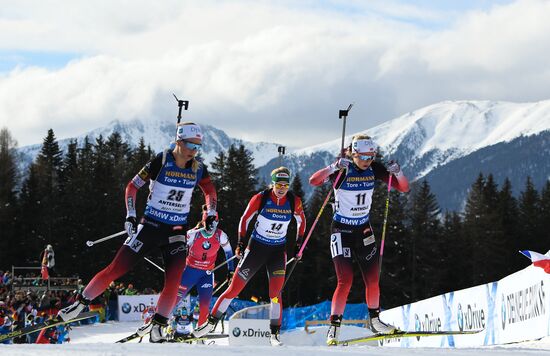 Italy Biathlon World Cup Mass Start Women