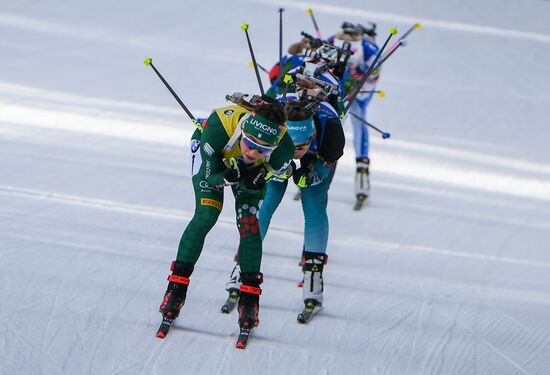 Italy Biathlon World Cup Mass Start Women