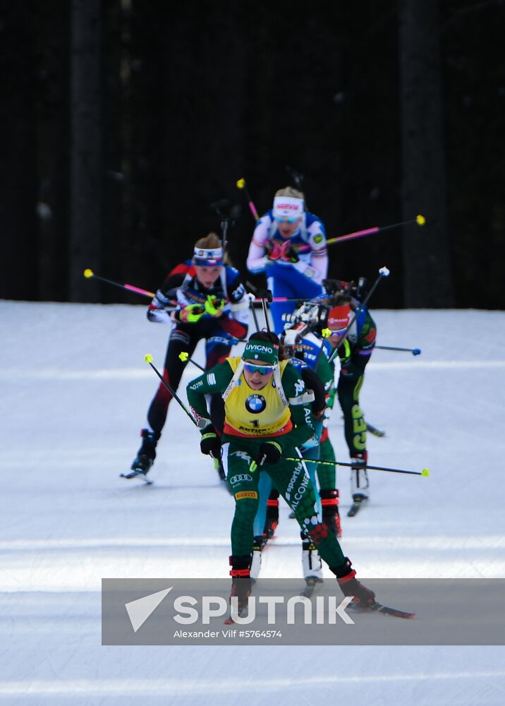 Italy Biathlon World Cup Mass Start Women