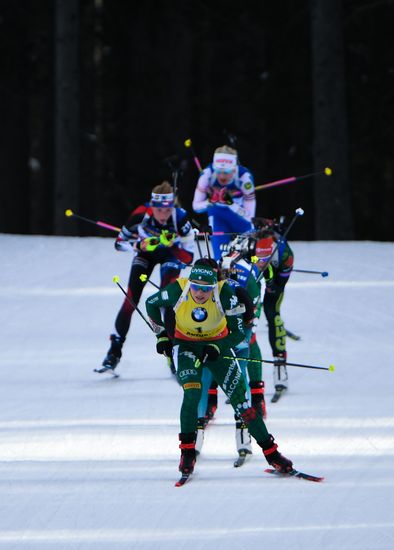 Italy Biathlon World Cup Mass Start Women